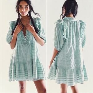 Free People Elora Ruffle Dress